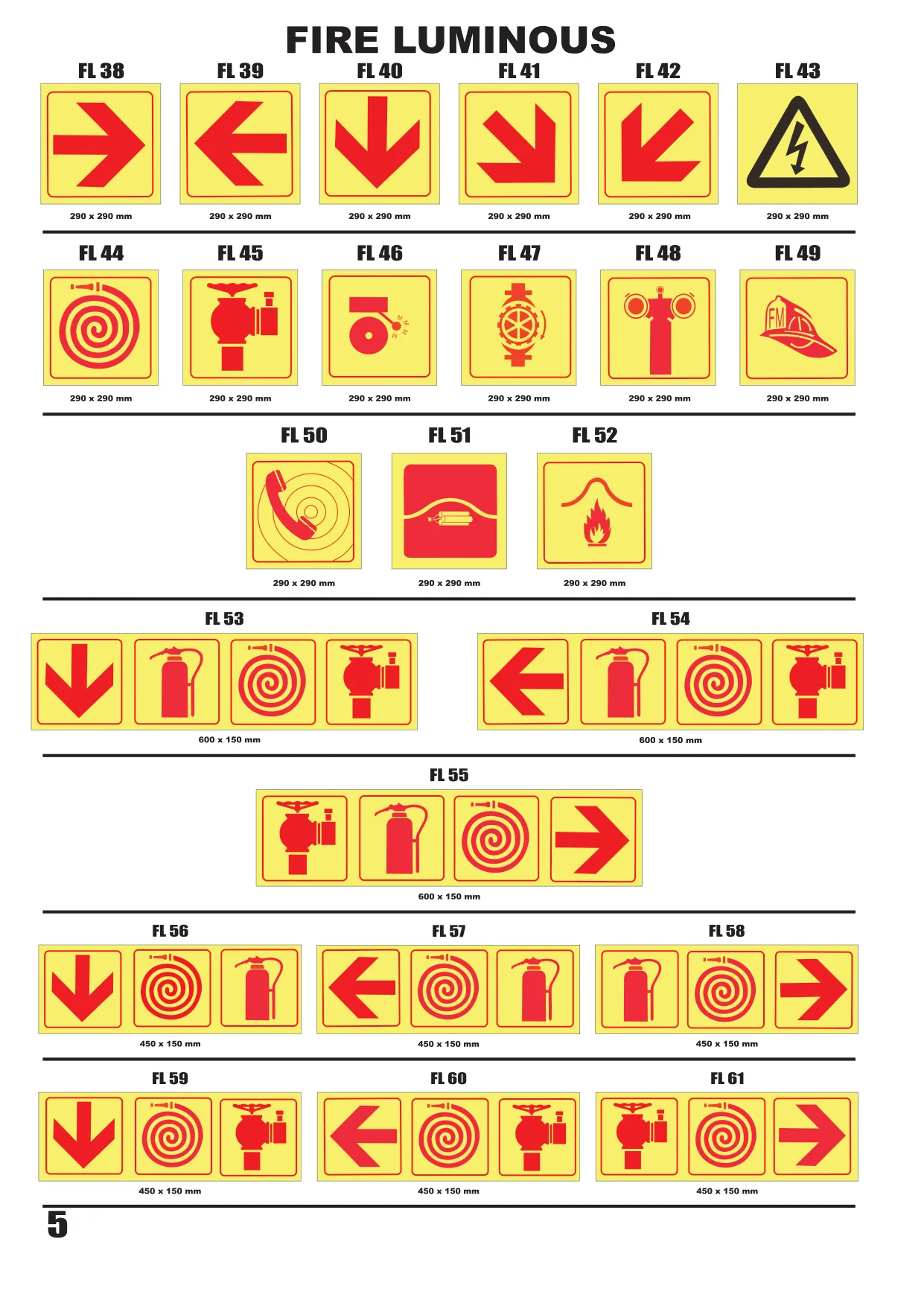 Catalogue page 6 — Fire Luminous