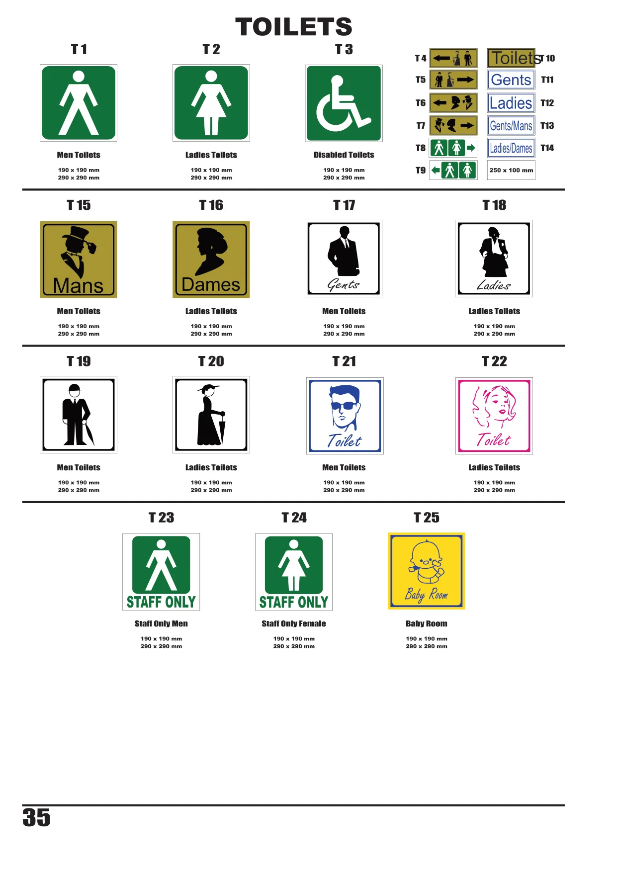 Catalogue page 36 — Toilets