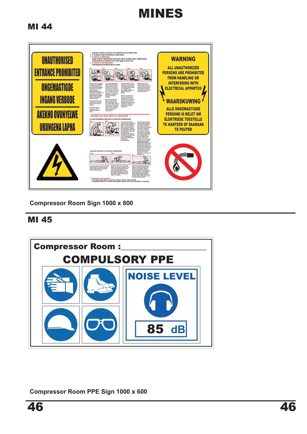 Catalogue page 47 — Mines